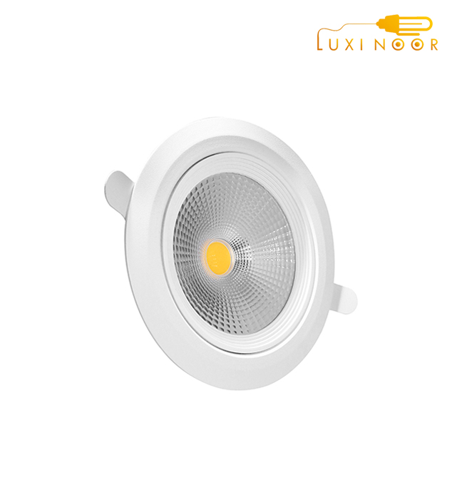 لامپ LED سقفی توکار گرد مدرن COB سیلندری فلت ارزان 14 وات FEC کد ۴۱۵۰