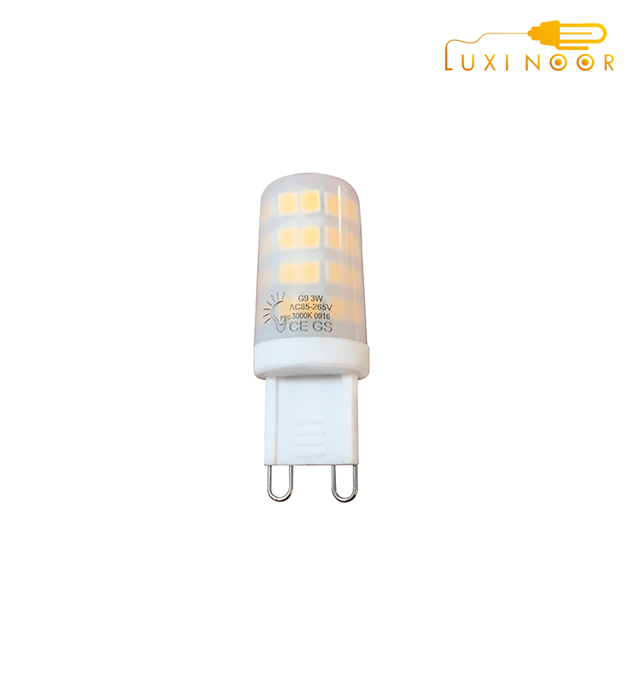 لامپ LED فوق کم مصرف پایۀ G9 کوچک 3 وات FEC کد G9-3