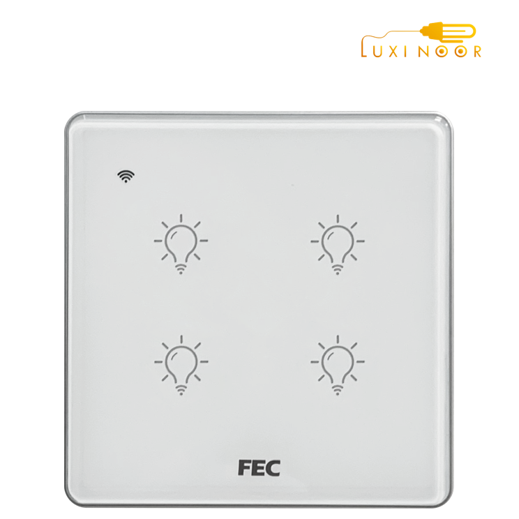 کلید WIFI چهار پل FEC کد SW04