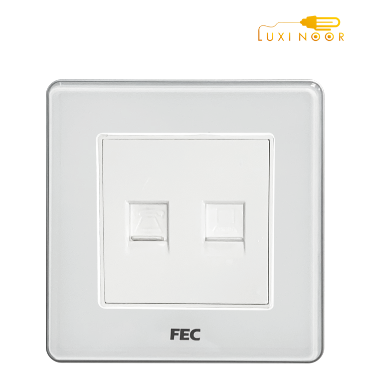 پریزتلفن و شبکه کریستالی  FEC کد PS02