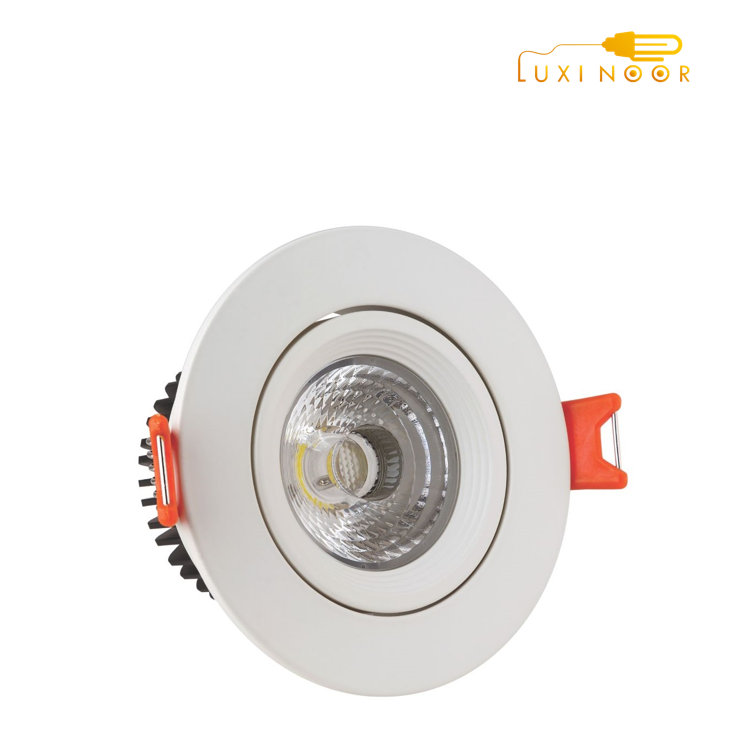لامپ LED سقفی توکار گرد متحرک کوچک سیلندری ارزان 12 وات نمانور کد 929T
