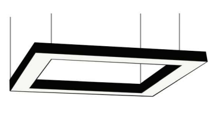 چراغ لاینر آویز مستطیل 2*1 M اف ای سی 160 وات -7080