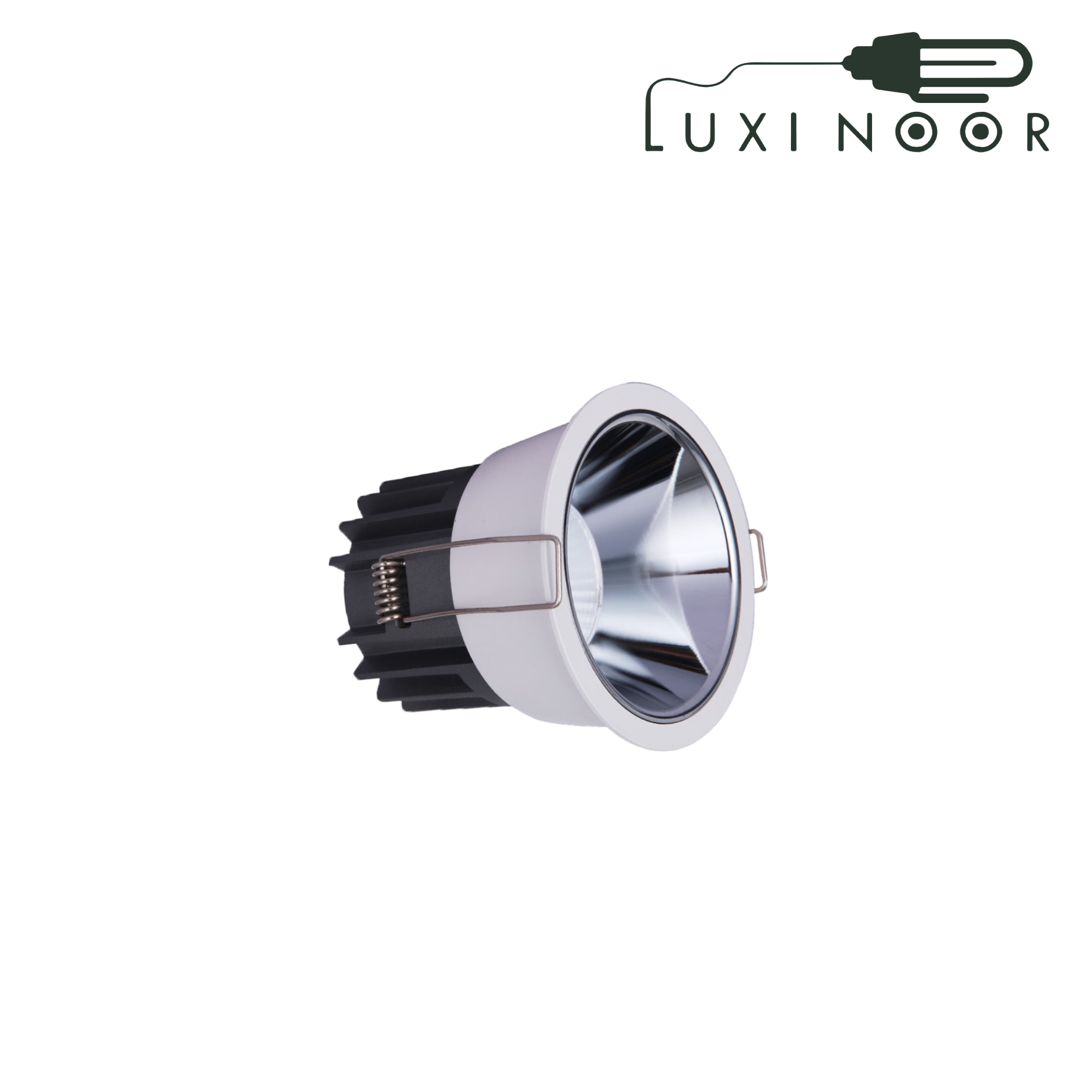 چراغ سقفی توکار COB اف ای سی مدل FEC-343-7W کروم طرح تترا 