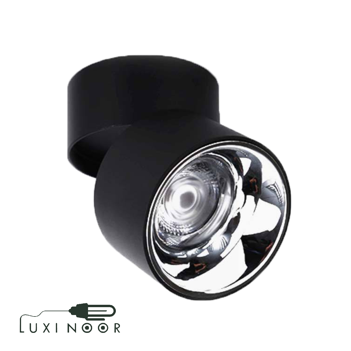 چراغ روکار متحرک COB مدل FEC-517-12W بدنه مشکی 