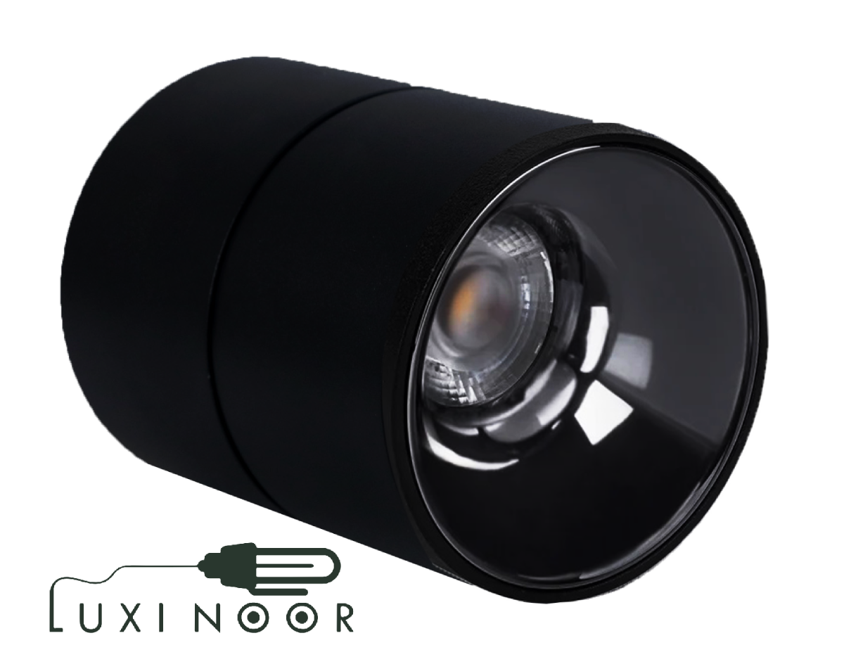 چراغ روکارمتحرک COB بدنه مشکی FEC-518-18W