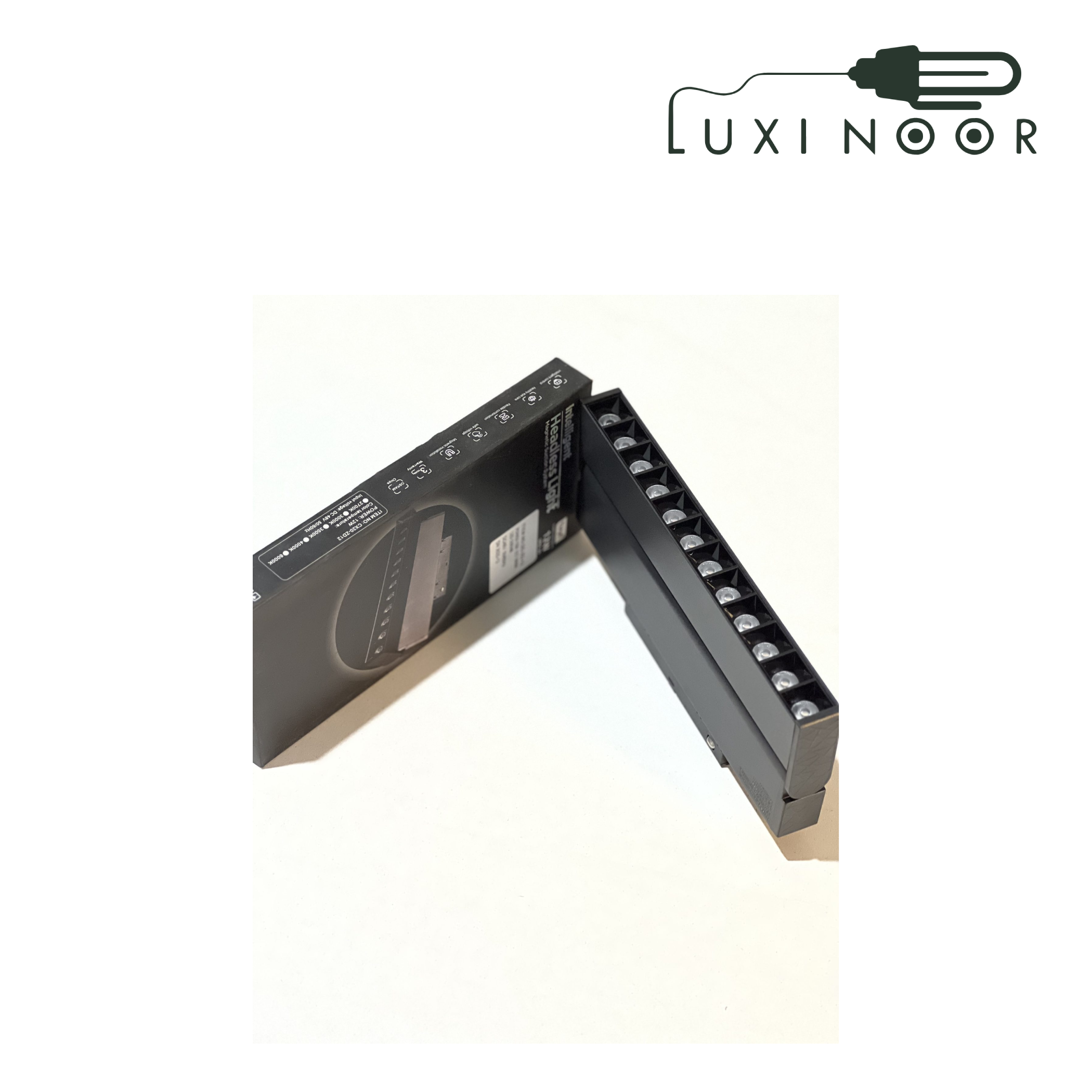 چراغ خطی دات لاینرمتحرک مگنتی 12w آقای نور مدل MR15-22