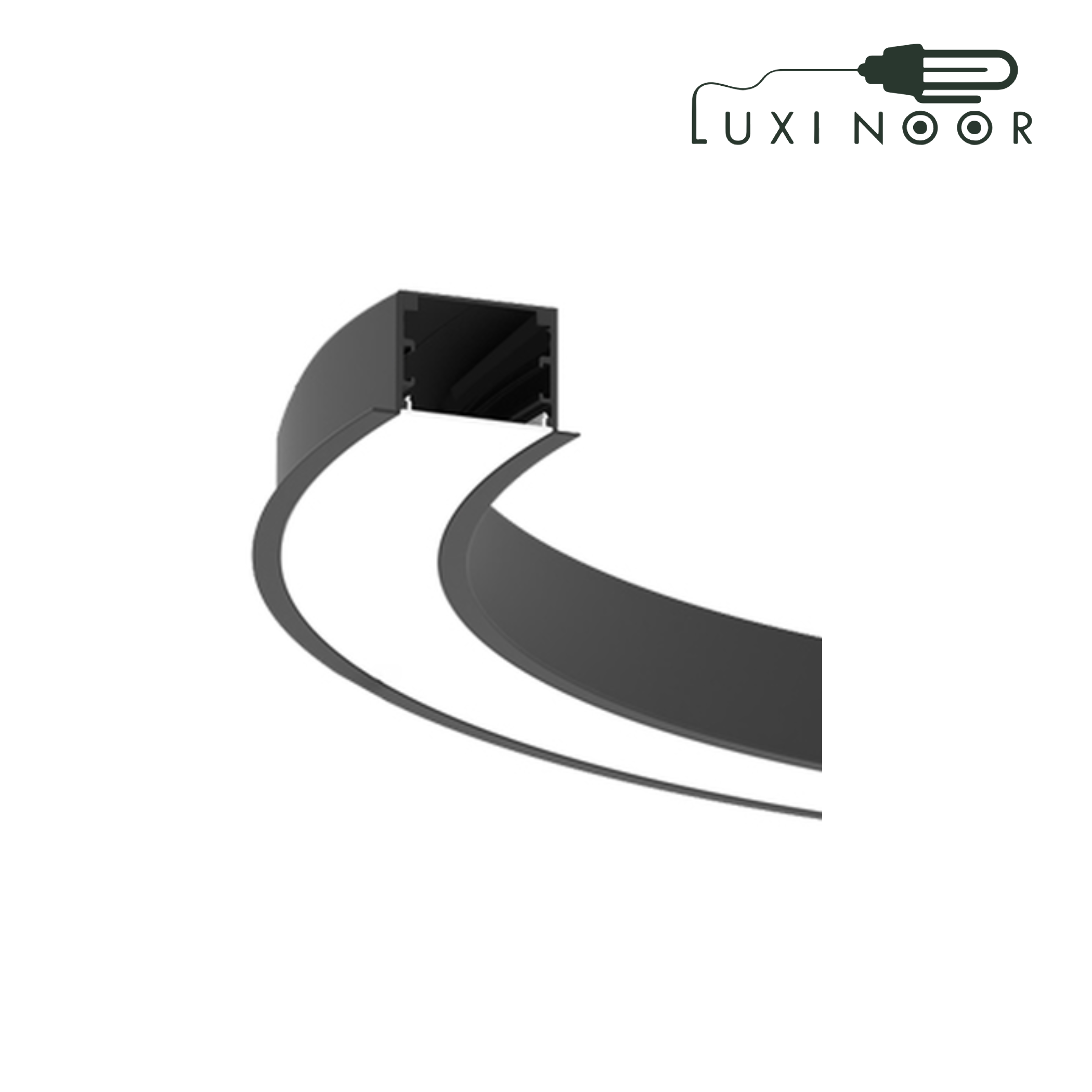 چراغ خطی لاینر منحنی مگنتی 1.8 وات آقای نور مدل MR100-2.16w