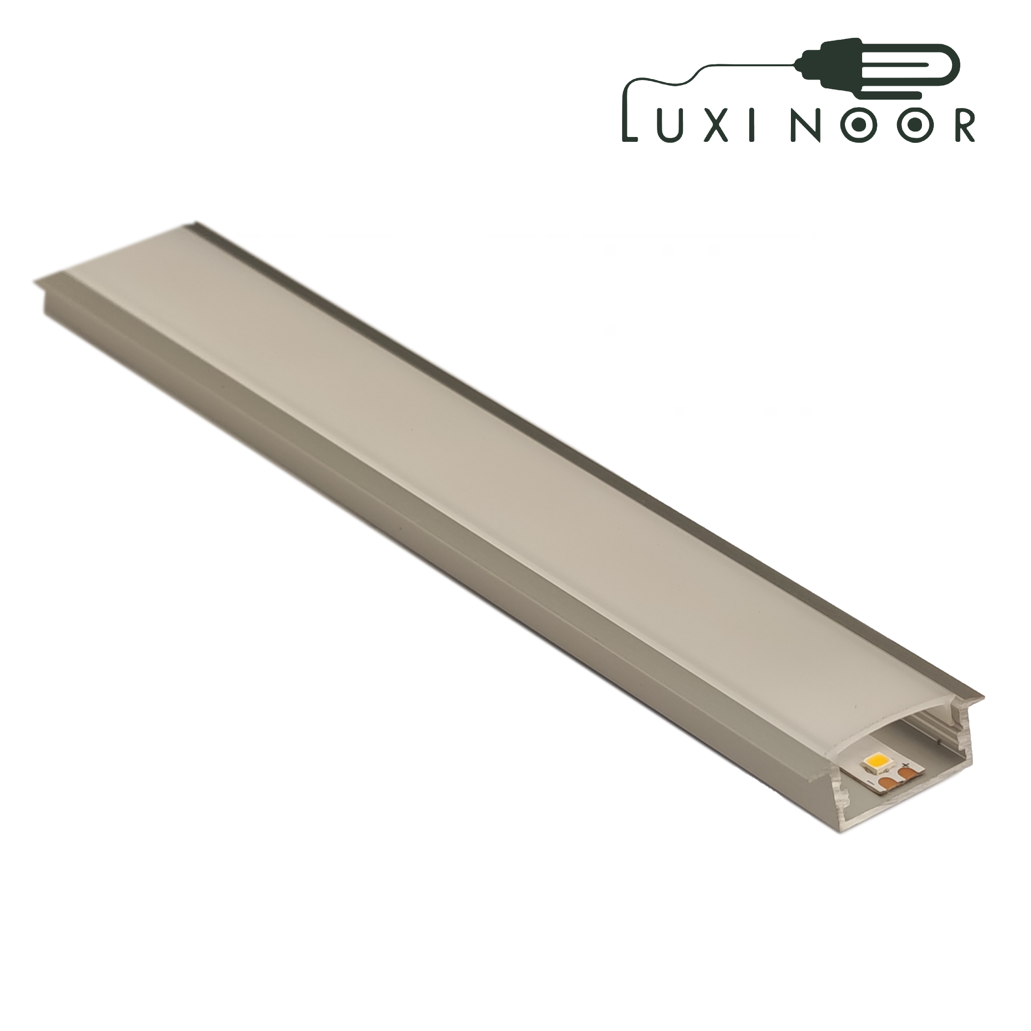 چراغ خطی لاینر توکار بدنه سیلور FEC -L3010T-1M-10W