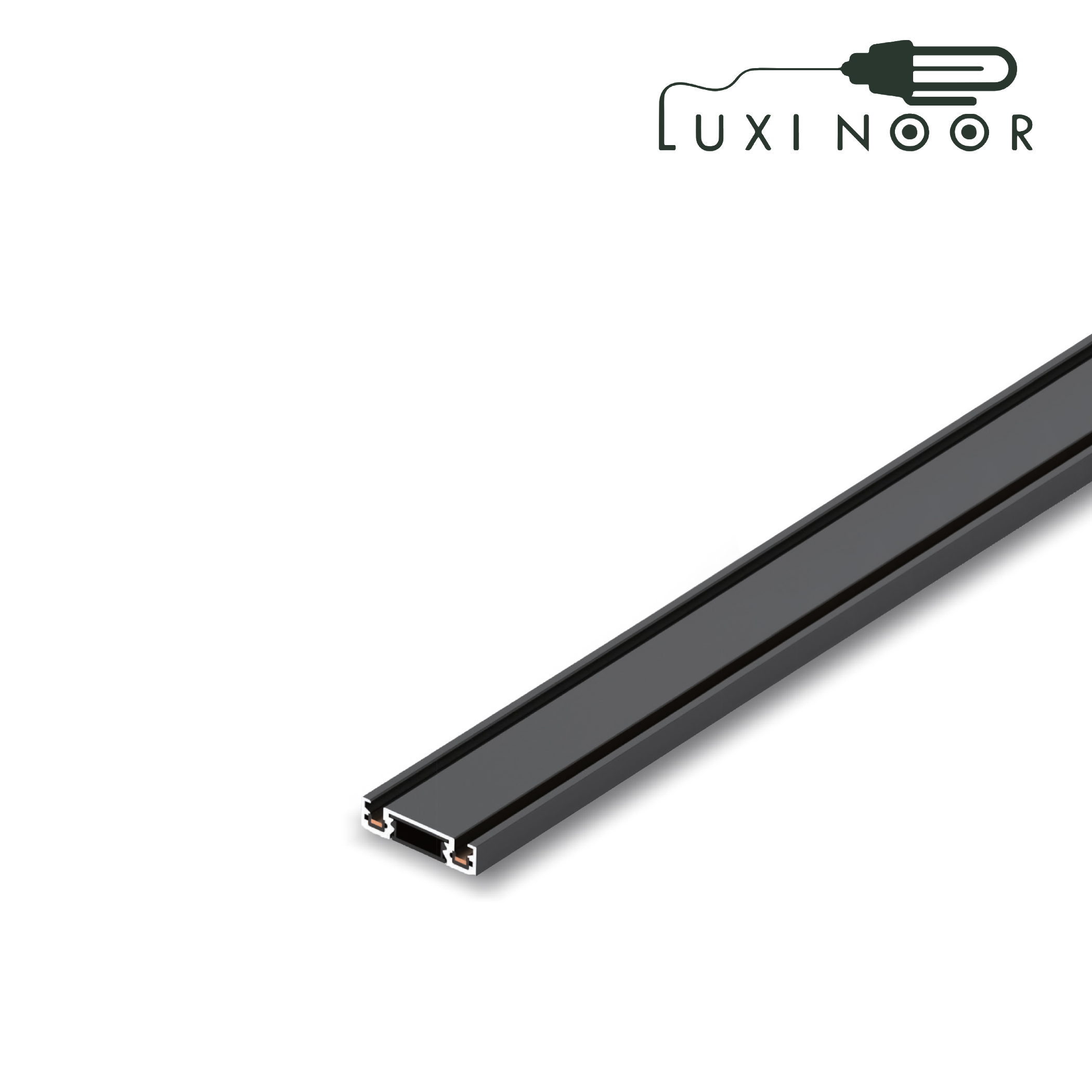 ریل مگنتی اسلیم روکار شعاع 2 متری کد SH-MG-Track-BK-2M