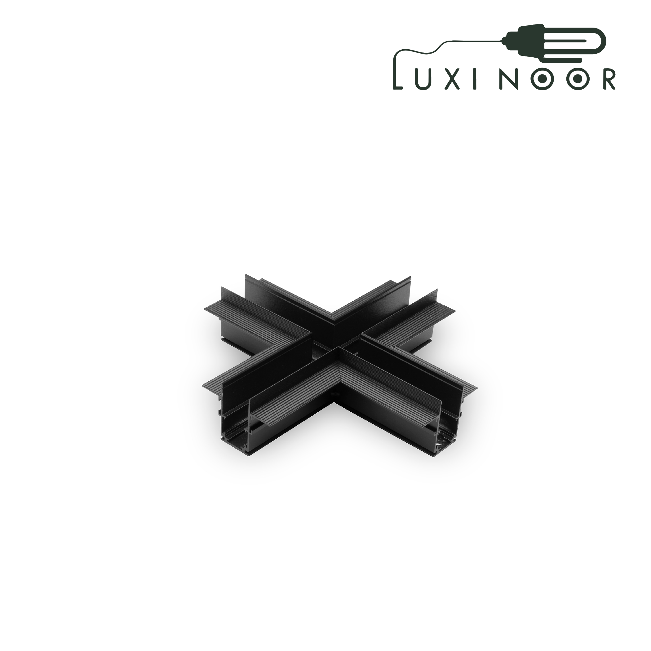 رابط اتصال ریل مگنتی توکار سقف به سقف چهارطرفه شعاع کد SH-MCC4W-2M