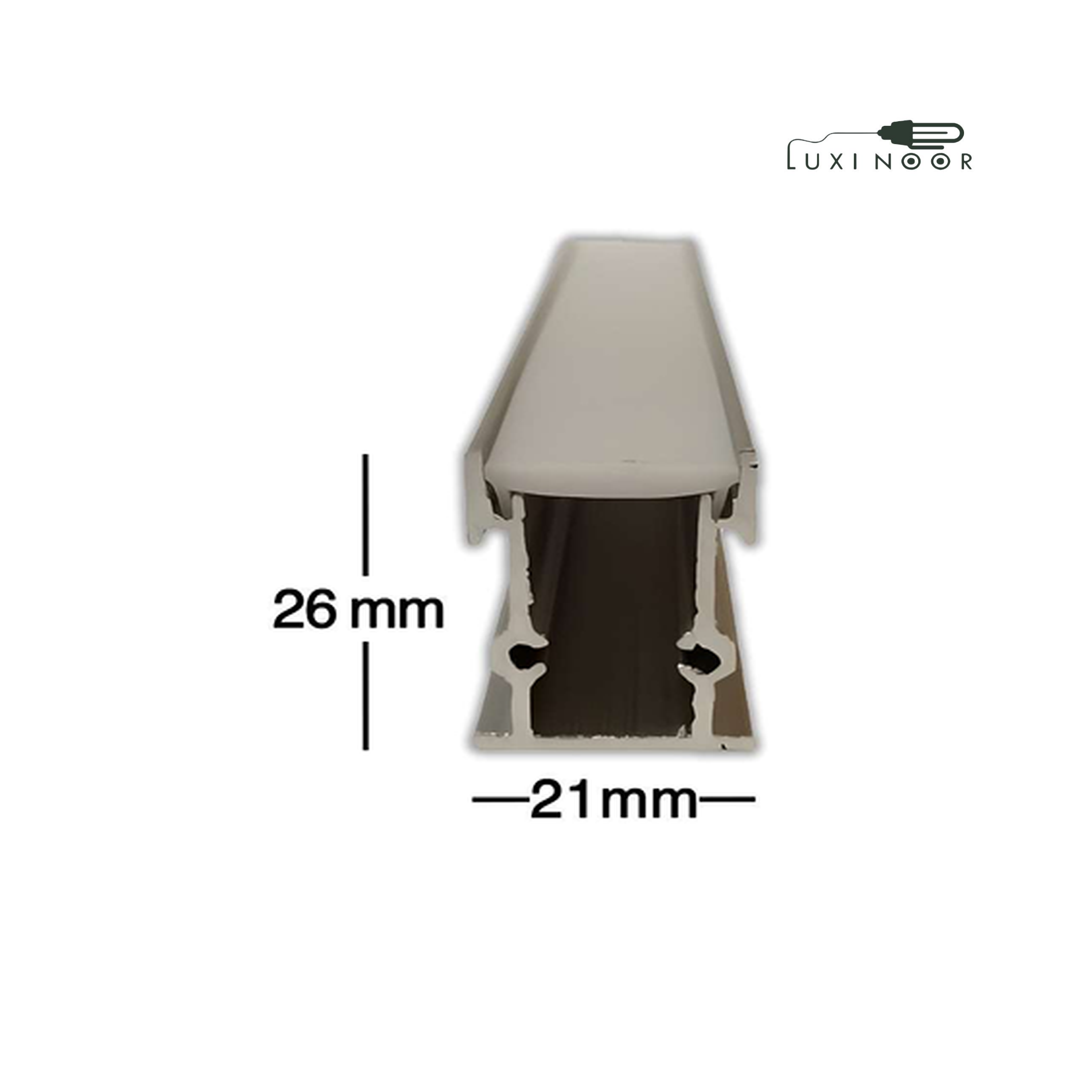پروفیل چراغ خطی لاینر توکار دفنی تک لاین - کد 8