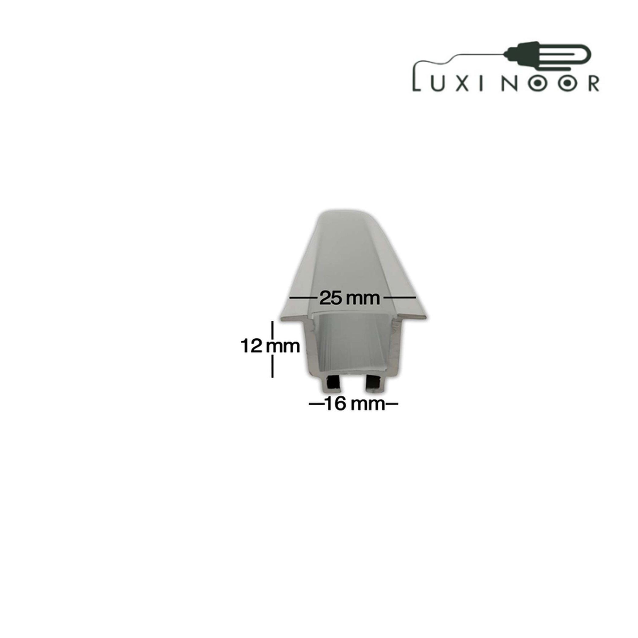 پروفیل چراغ خطی لاینر توکار فنرخور تک لاین - کد 13