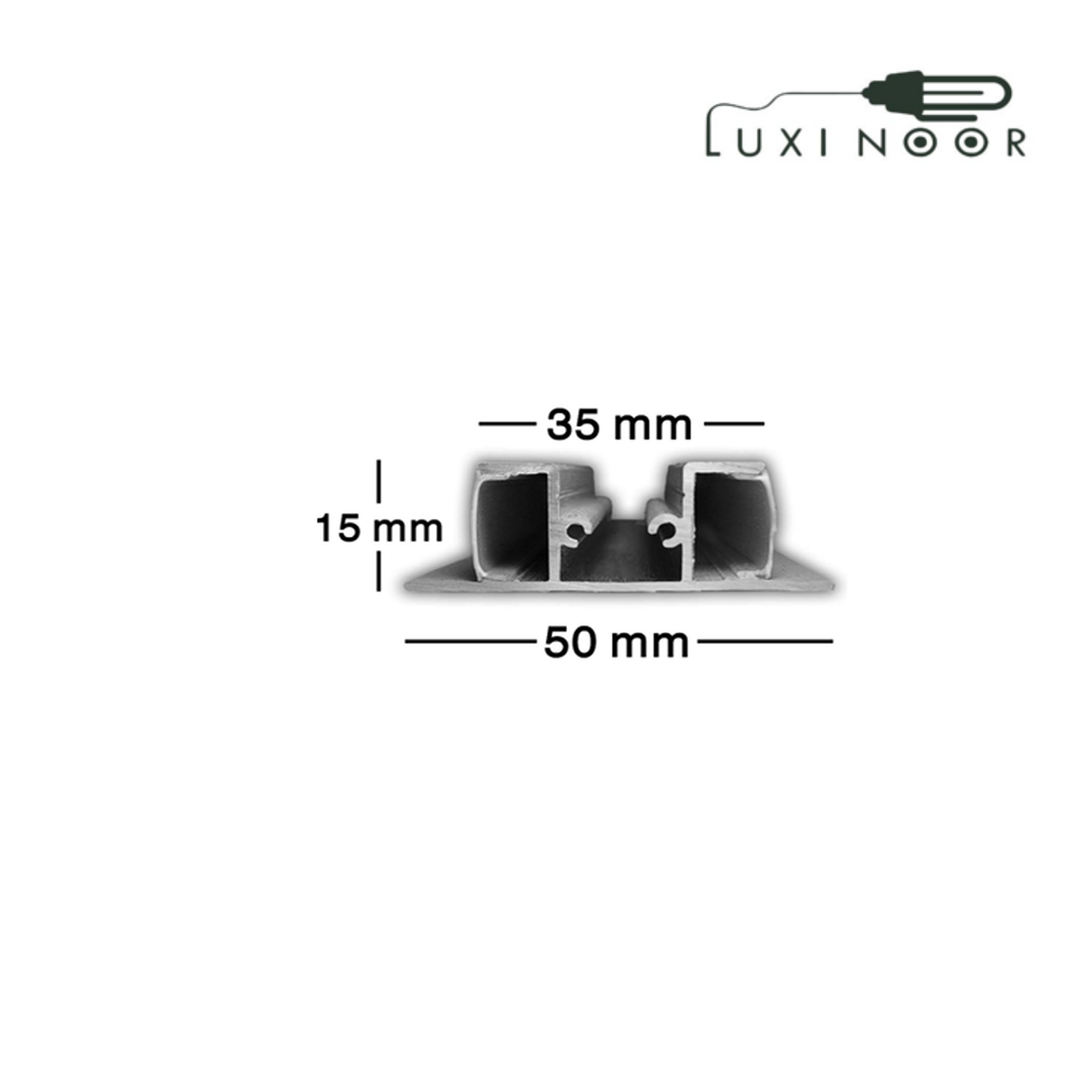 پروفیل چراغ خطی لاینر روکار دو طرف نور دکوراتیو تک لاین - کد 50