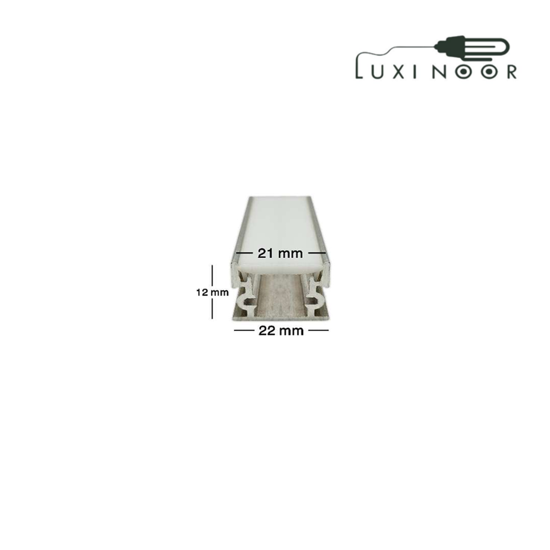  پروفیل چراغ خطی لاینر توکار دفنی تک لاین - کد 74