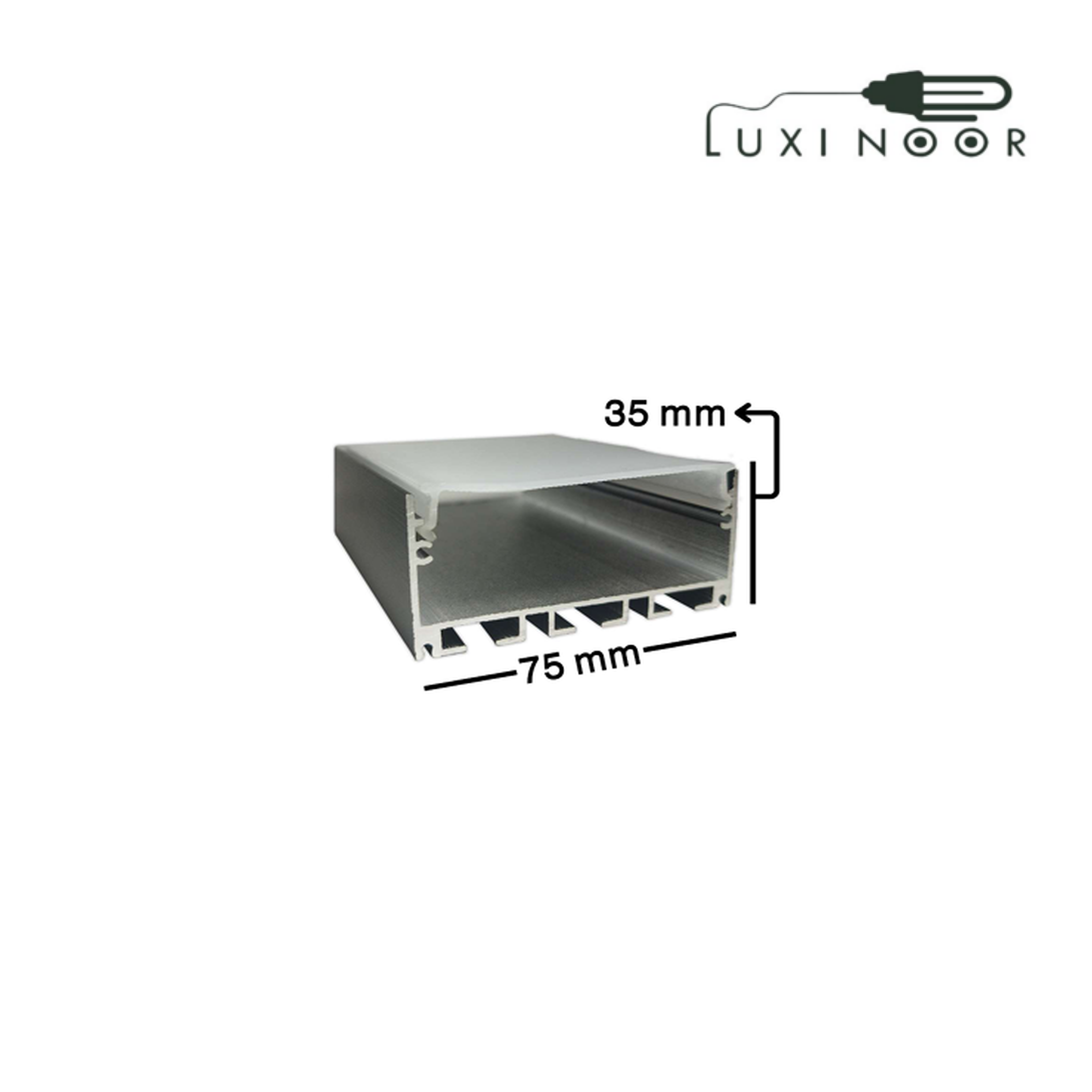 پروفیل چراغ خطی لاینر روکار چهار لاین- کد 82