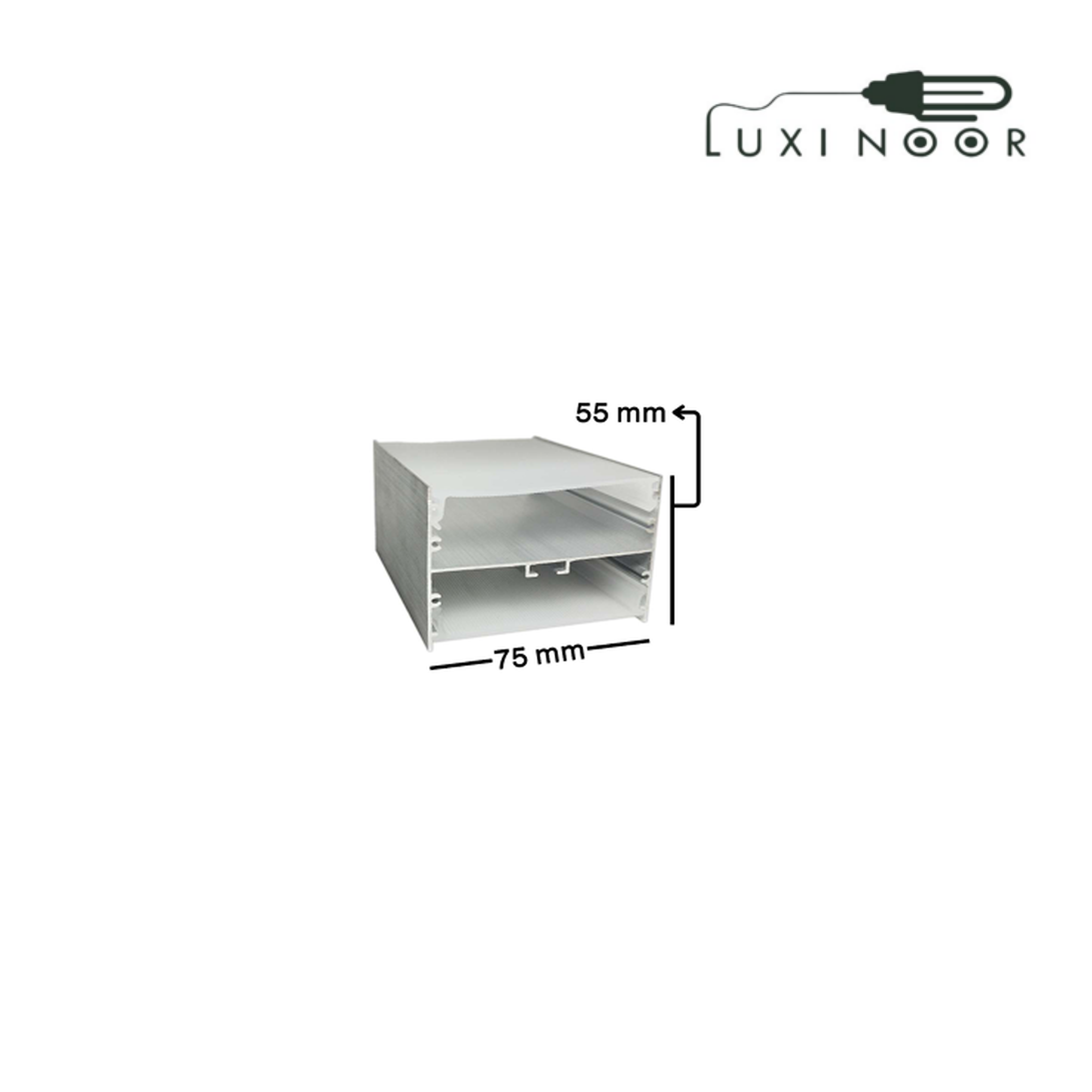 پروفیل چراغ خطی لاینر آویز دو طرف نور چهار لاین- کد 85