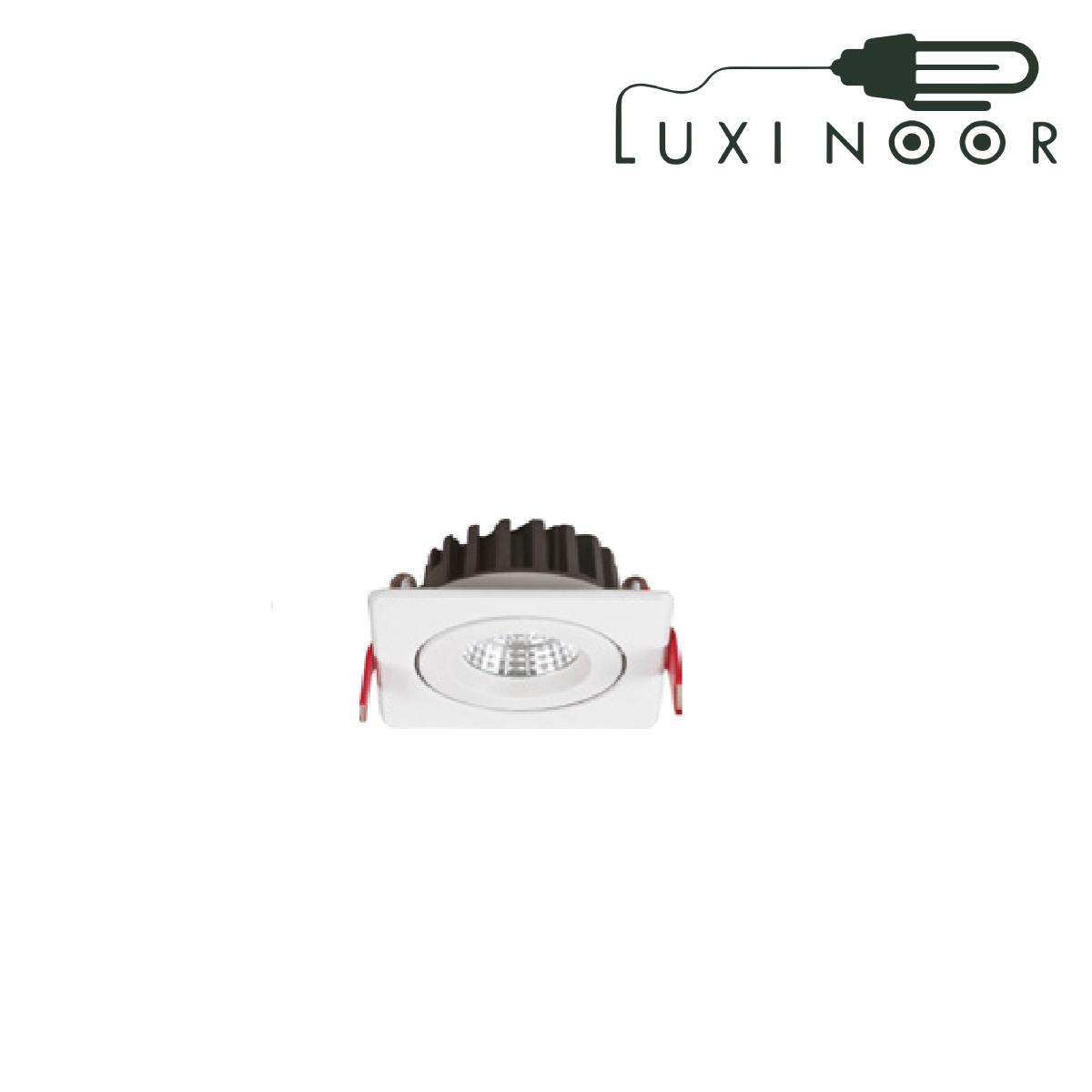 چراغ سقفی توکار گرد کوچک پرنور فلزی سیلندری ارزان 7 وات شعاع کد 542F