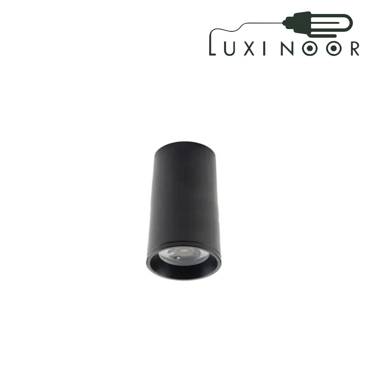 چراغ سقفی روکار استوانه 6 سانتی مشکی