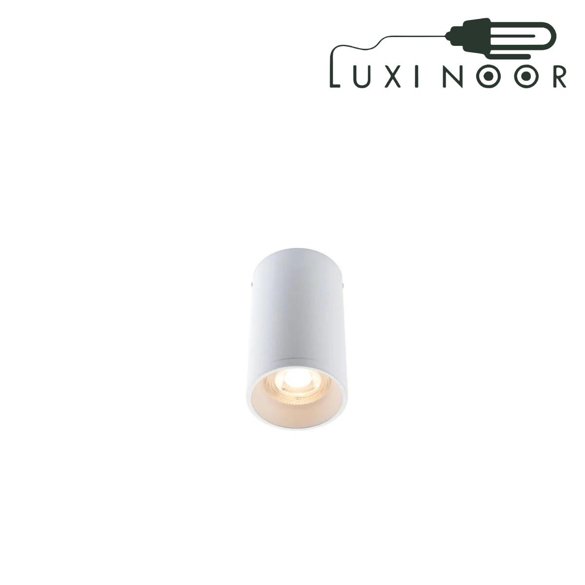 چراغ سقفی روکار استوانه 6 سانتی سفید 