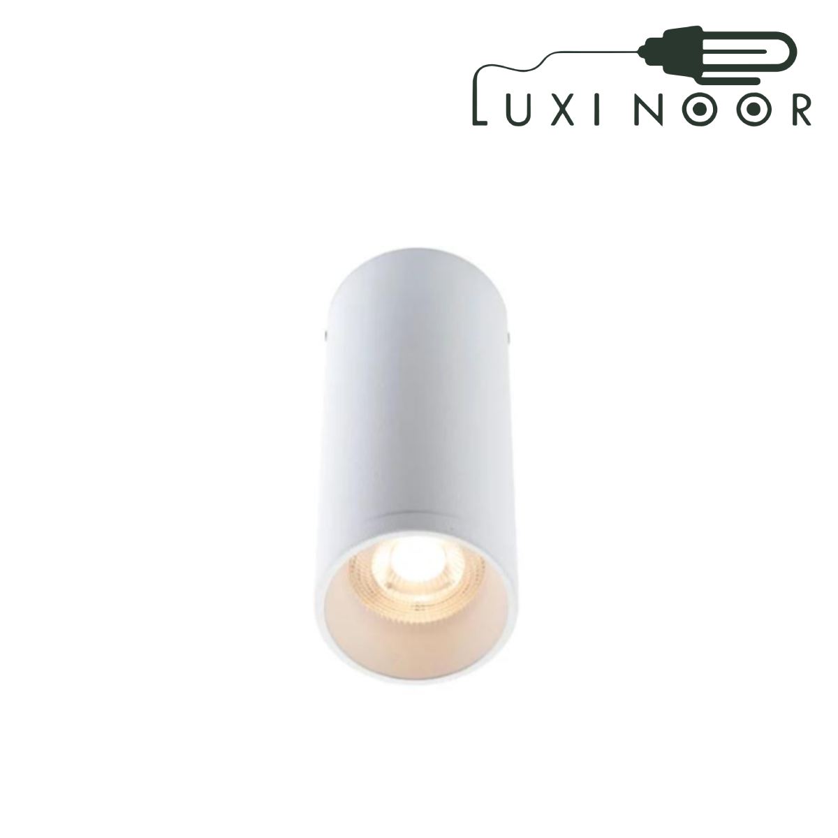 چراغ سقفی روکار استوانه 20 سانتی سفید