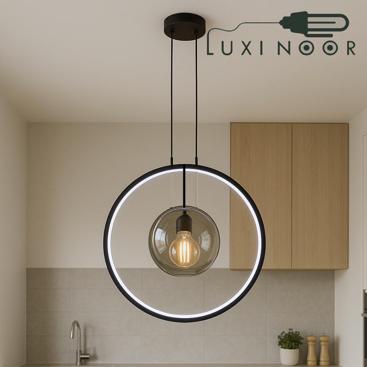 چراغ آویز گرد P803/1R