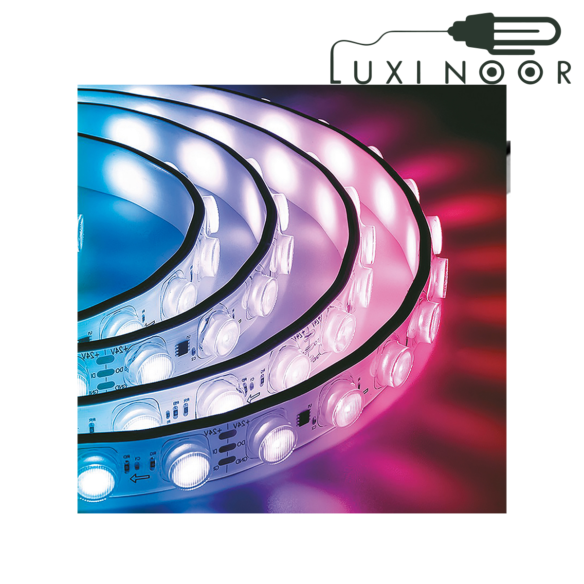 ریسه وال واشر لنزدار ۷رنگ شعاع مدل SH-FLEX500 RGB