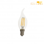 لامپ ال ای دی کم مصرف ادیسونی رشته‌ای شمعی لوستری 6 وات FEC 