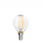 لامپ فیلامنتی شفاف 4 وات شعاع کد G45-F- پایه E14