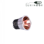 چراغ سقفی توکار COB اف ای سی مدل FEC-343-7W رزگلد طرح تترا