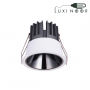 چراغ سقفی توکار COB اف ای سی مدل FEC-345-12W مشکی طرح تترا 