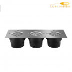 لامپ دفنی ضد آب کف پیاده‌رو مستطیل رنگ 36 وات شعاع کد 1293-S