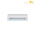 چراغ دیواری حیاطی ضد آب فلزی بدنه سفید و مشکی 4 وات FEC کد 3204