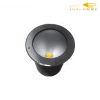 چراغ دفنی ال ای دی ضد آب کف چمنی گرد نور آفتابی 30 وات SPN کد TK-B64-2STL