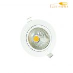هالوژن COB سیلندری سقفی توکار گرد متحرک پرنور مدرن کوچک سیلندری فروشگاهی ۱۲ وات FEC کد ۳۱۴