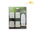 ریموت کنترل چهار کانال چهار ریسیور FEC کد 4R4