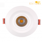 قاب فریم هالوژنی سقفی توکار پلاستیکی گرد متحرک لوکس مدرن بدنه سفید SPN کد LB4065R