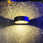 چراغ دیواری دکوراتیو مدرن دو طرفه بدنه مشکی 6 وات SPN کد WL1261