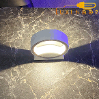 چراغ دیواری دکوراتیو مدرن دو طرفه بدنه سفید و مشکی 6 وات SPN کد WL1261
