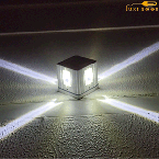چراغ دیواری دکوراتیو فانتزی چهارطرفه فلزی ضد آب  6 وات SPN کد G185