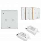 کلید وای فای لمسی دو پل بدون سیم FEC کد WSW-02