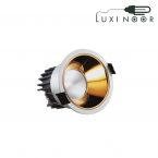 چراغ سقفی توکار COB اف ای سی مدل FEC-343-7W طلایی طرح تترا 