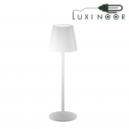 چراغ رومیزی شارژی اف ای سی مدل FEC-9210-5W سفید دیمردار 