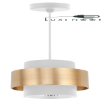 چراغ آویز COB/SMD اف ای سی طرح بتا سفید طلایی مدل FEC-H1822-22W 