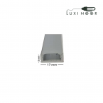 پروفیل چراغ خطی لاینر روکار توکار تک لاین - کد 15
