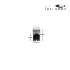 پروفیل چراغ خطی لاینر  آویز روکار دو لاین - کد 28