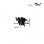پروفیل چراغ خطی لاینر ریل مگنتی- کد 81