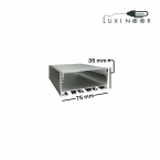پروفیل چراغ خطی لاینر روکار چهار لاین- کد 82