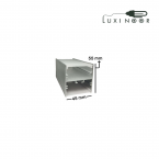 پروفیل چراغ خطی لاینر آویز دو طرف نور سه لاین- کد 84