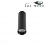 چراغ سقفی روکار استوانه 20 سانتی مشکی