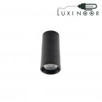 چراغ سقفی روکار استوانه ای 15 سانتی مشکی